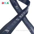 Black silicone knitted elastic band for garmment